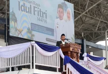 Stadion Ganggawa Dipadati Jamaah Shalat Idul Fitri