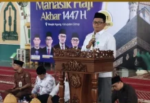 Kakanwil Kemenhaj Sulsel Hadiri Manasik Akbar di Kabupaten Sidrap