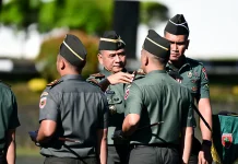 Sejumlah Perwira TNI Kodam XIV/Hasanuddin  Naik Pangkat