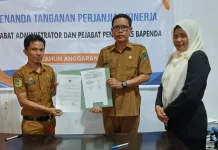 Pertegas Komitmen Kinerja, Bapenda Luwu Utara Lakukan Penandatanganan PK