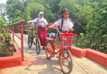 Gerakan Indonesia ASRI, Siswa Diajak Naik Sepeda ke Sekolah