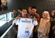 Bupati Sidrap Resmikan AJ Sport Apparel Dorong UMKM