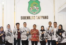 Ketua PGRI Sulsel Tinjau Kesiapan Porsenijar Sidrap