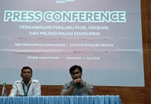 OJK Sulselbar Gelar Jumpa Pers, Bahas Perlindungan Konsumen