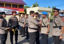 Polres Kepulauan Selayar Gelar Sertijab Pejabat