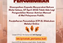 Dinas Dukcapil Bulukumba Layani Cetak KTP secara Online, Tiadakan Antrian Manual