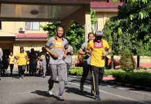 Polres Maros Gelar Tes Kesemaptaan, Ukur Kesiapan Fisik Personel
