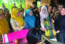Tenun Emas Sidrap Dibidik Tembus Pasar Global