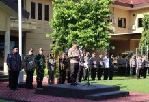 Menjelang MTQ XXXIV Sulsel, Kapolres Maros Cek Kesiapan Pasukan Pengamanan