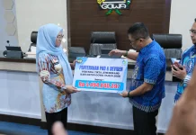 Perumda Air Tirta Setor Dividen Rp3,49 Miliar ke Pemkab Gowa