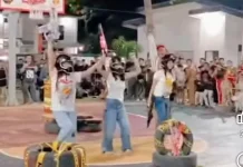 Bupati Sidrap Ikut Ramaikan Jelly Blaster Bersama Ratusan Warga