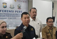 BBPOM Makassar Sita 96 Ribu Tablet Ilegal