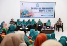 TP PKK Makassar Sosialisasikan Gerakan Gemar Membaca 15 Menit Sehari