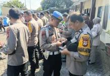 Propam Polres Gowa Sidak Personel Polsek Sombaopu