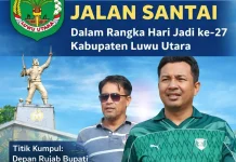 HUT ke-27 Luwu Utara, Pemda Lutra Gelar Jalan Santai Berhadiah Rumah dan Sapi