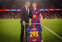 Frenkie De Jong Cetak Rekor Baru di FC Barcelona