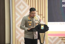 Kapolres Gowa Ikuti Gelar Operasional Triwulan I Polda Sulsel