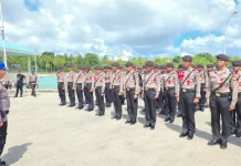 Tujuh Puluh Lima Siswa Polisi Ikuti Latihan Kerja di Selayar