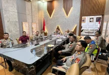 Kapolres Gowa Ikuti FGD Operasi Aman Nusa I Polda Sulsel Melalui Zoom Meeting