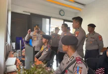 Kapolres Selayar Pantau Langsung Pelaksanaan Latja Siswa Diktukba Polri