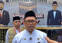 Embarkasi Makassar Berangkatkan 14 Kloter, Perjalanan Jemaah Lancar