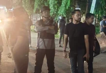 Unjuk Rasa Memperingati Hari Pendidikan Nasional Berlangsung hingga Malam