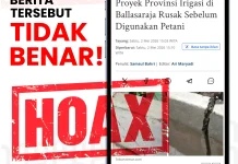 Pemprov Sulsel Tegaskan Proyek Irigasi Bontorihu Bukan Kewenangan Provinsi
