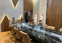 Kapolres Gowa Ikuti Anev Program Ketahanan Pangan Polri Secara Virtual