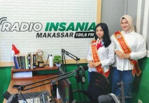 Dua Duta Pelajar Sulsel 2026 On Duty di Radio Insania, Angkat Semangat Hardiknas