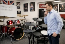 Ini Perbedaan  Drum Elektrik dan Akustik