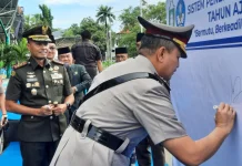 Kapolres Parepare Hadiri Upacara Hardiknas 2026, Wujud Dukungan Pendidikan
