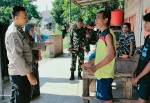 Merespon Panggilan 110,  Pilar Kelurahan Lompoe Damaikan Perselisihan