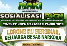 Sosialisasi Gerakan Masyarakat  Anti Narkoba Makassar Dimulai dari Mamajang