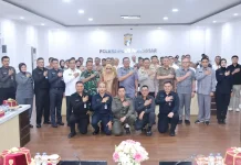 Peserta Dikreg Sespimmen Polri Penelitian di Polrestabes Makassar