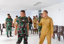 Pangdam XIV Hasanuddin dan Bupati Apresiasi  Kodim 1415/Selayar Bangun KDMP