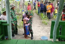 Pangdam XIV/Hasanuddin Meninjau Langsung Rehabilitasi Rumah Tidak Layak Huni