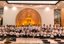 Kemenag Sulsel Bersama Umat Buddha Gelar Hening Nusantara di Vihara Sasanadipa