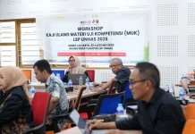 LSP Unhas Perkuat Mutu Sertifikasi melalui Workshop Kaji Ulang Materi Kompetensi