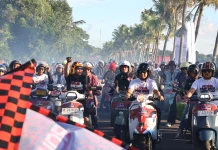 Lepas Mods Mayday Ajatappareng 2026, Tasming Hamid: Satu Aspal Semua Saudara