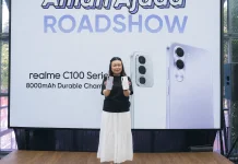 Aman Ajaa Roadshow usung HP Realme C100 di Makassar