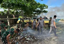Sinergitas TNI-Polri Warnai Karya Bakti di Kepulauan Selayar