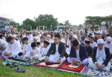 Wakil Bupati Luwu Laksanakan Salat Iduladha Bersama Masyarakat Walenrang