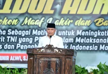 Ribuan Warga Makassar Salat Idul Adha di Markas Kodam XIV Hasanuddin
