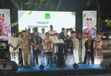 Gelar Halal Bihalal, Rujab Bupati Sidrap Diserbu Warga