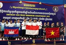 Tim Polri Taklukkan Kamboja di Final, Personel Polres Maros Turut Ukir Sejarah