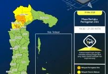 Kabupaten Luwu hingga Tana Toraja Diguyur Hujan Sedang hingga Lebat