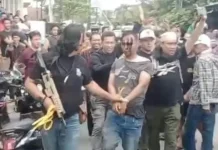 Pencuri Motor di Makassar Babak Belur Dihajar Massa