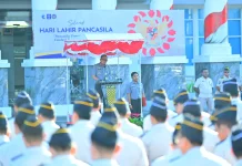 Kemenkum Sulsel dan Tiga Kanwil Lainnya Gelar Upacara Hari Lahir Pancasila