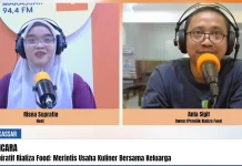 Rializa Food Merintis Usaha Kuliner Bersama Keluarga
