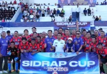 Stadion Ganggawa Pangkajene Kembali Bergairah lewat Sidrap Cup